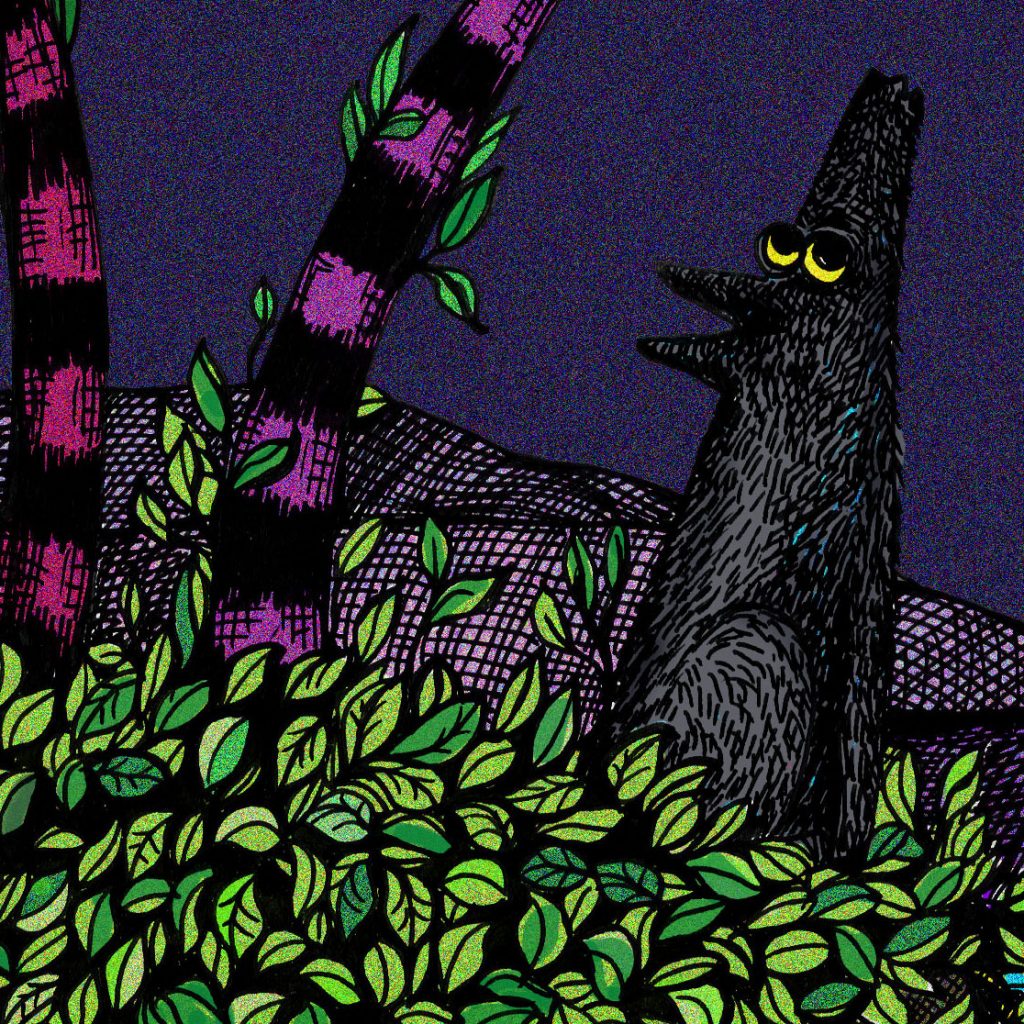 10-HHanddrawnIllustrationWolfSeries1